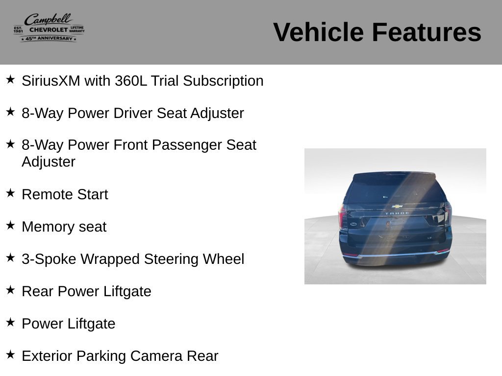 Used 2025 Chevrolet Tahoe LT AWD/4WD image 16