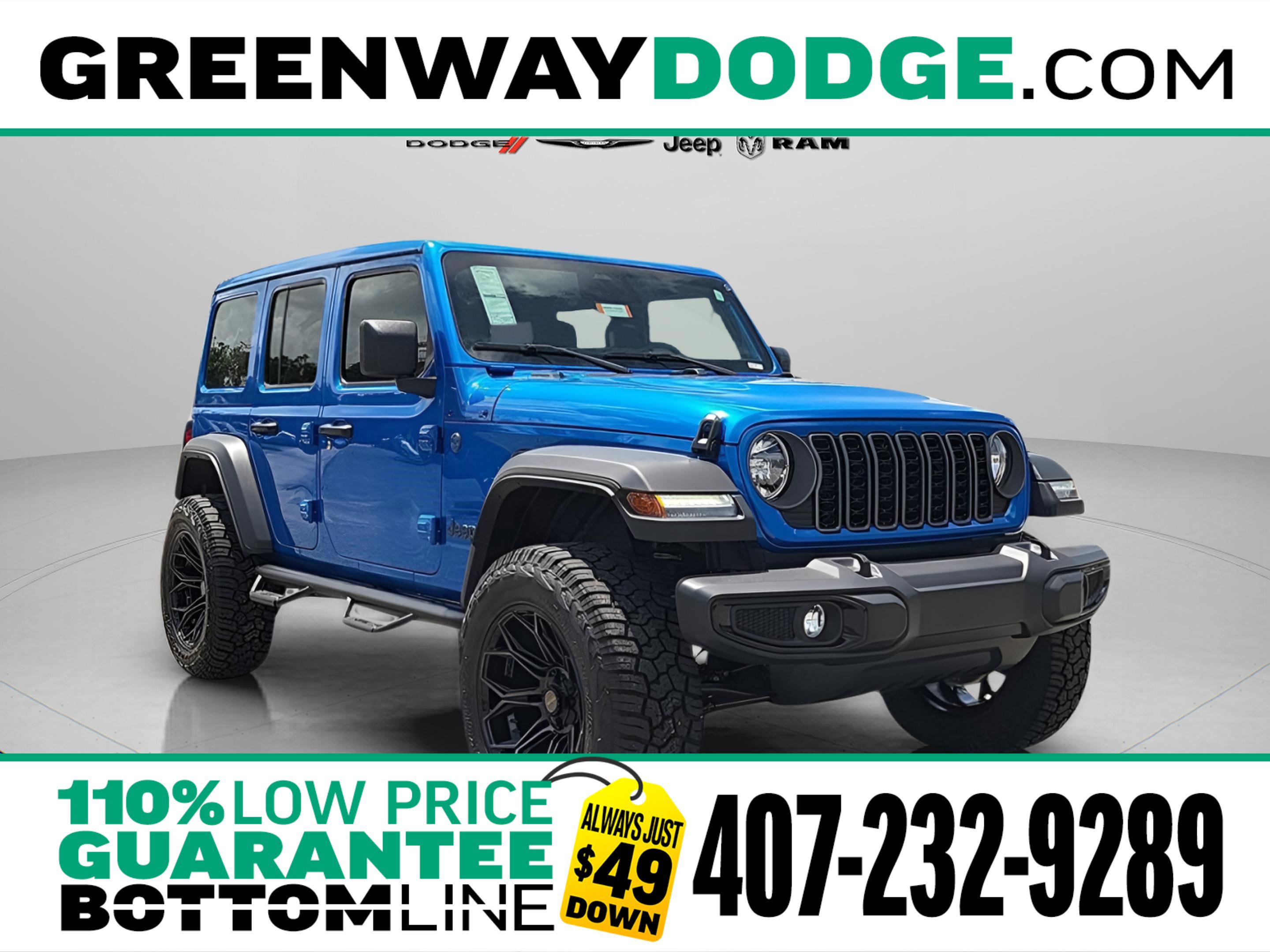 New 2025 Jeep Wrangler Sport S
