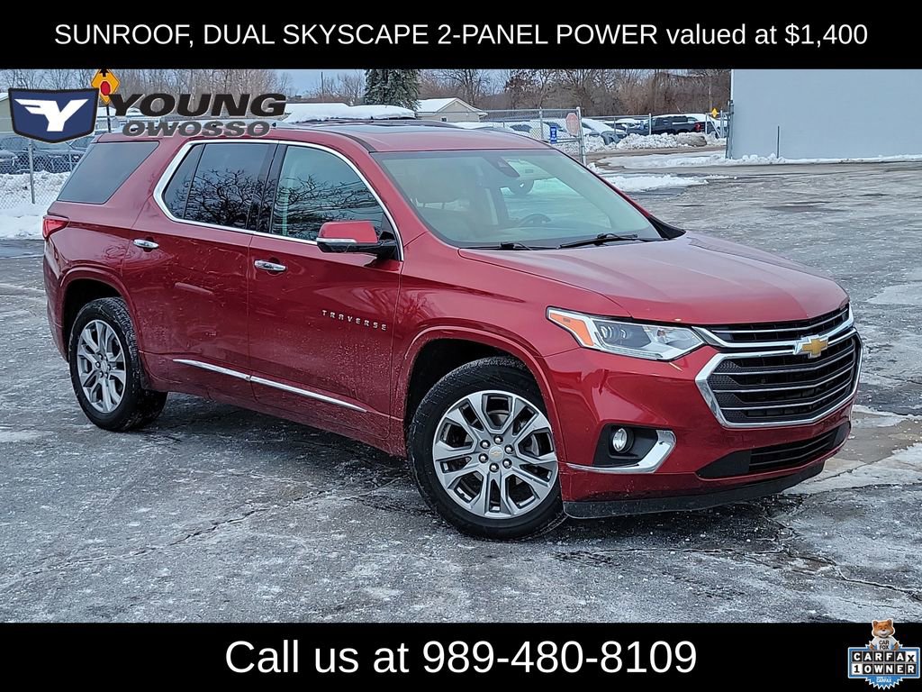 Used 2018 Chevrolet Traverse Premier w/ Driver Confidence II Package