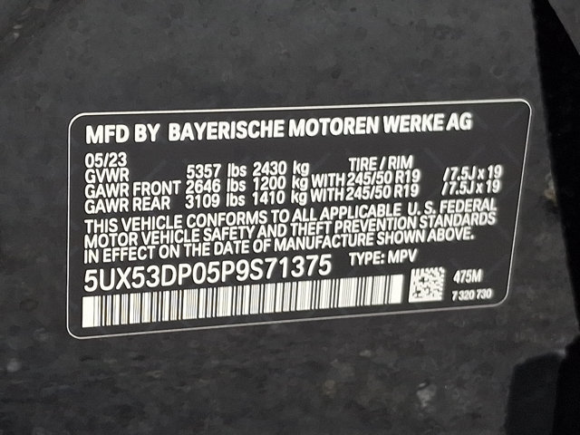 Certified 2023 BMW X3 xDrive30i w/ Premium Package AWD/4WD image 27