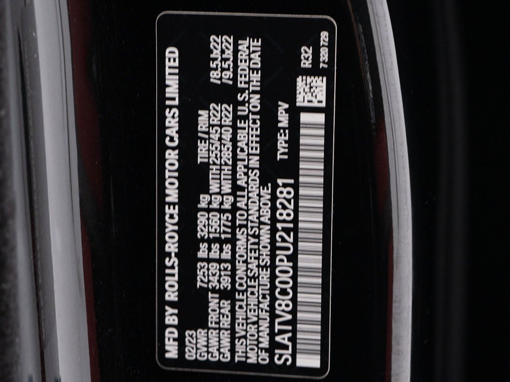 Certified 2023 Rolls-Royce Cullinan Black Badge w/ Driver's Package image 57