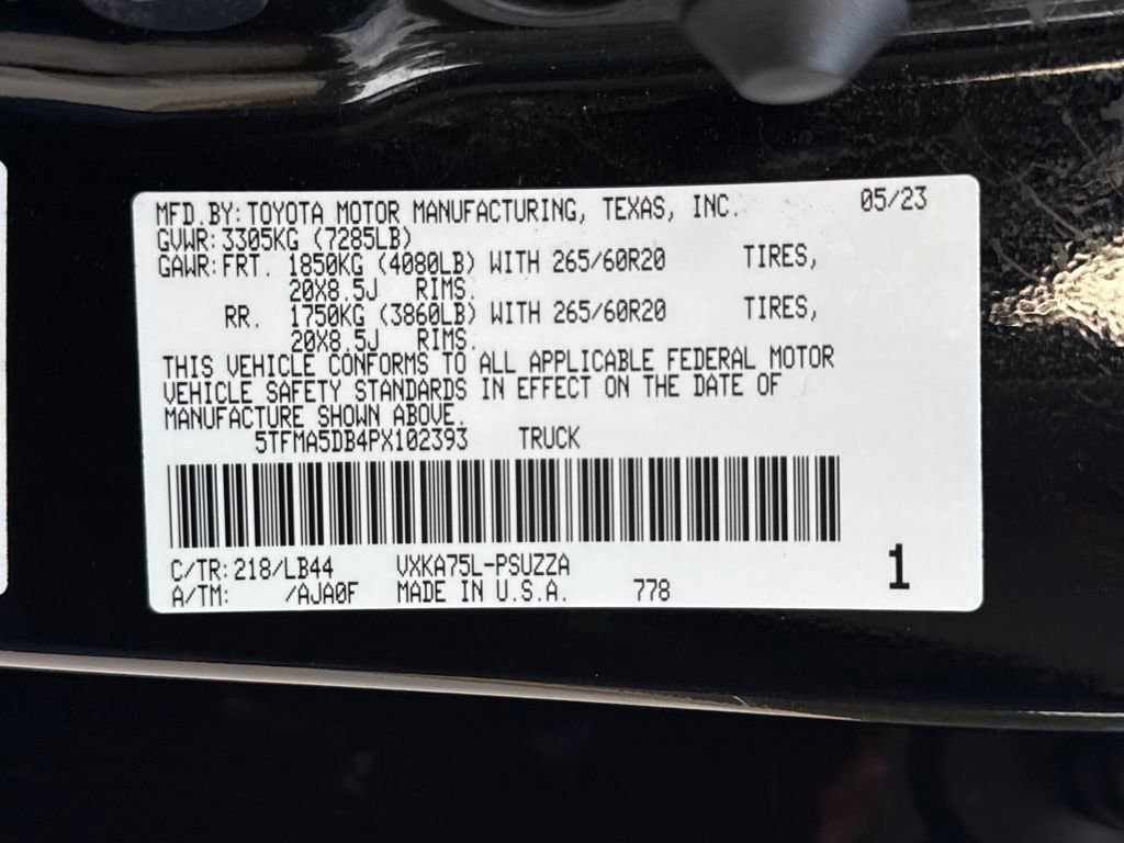 Used 2023 Toyota Tundra 1794 Edition w/ TRD Off-Road Package image 30