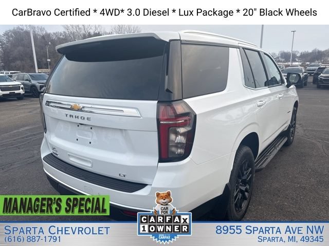 Certified 2023 Chevrolet Tahoe LT w/ Luxury Package AWD/4WD image 3