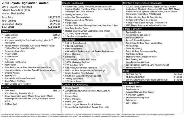 Used 2023 Toyota Highlander Limited image 7