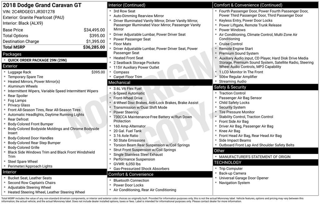 Used 2018 Dodge Grand Caravan GT FWD image 18