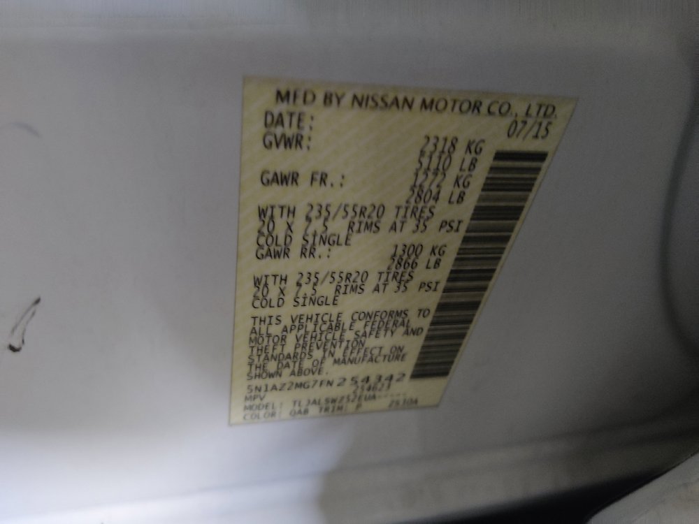 Used 2015 Nissan Murano Platinum FWD image 33