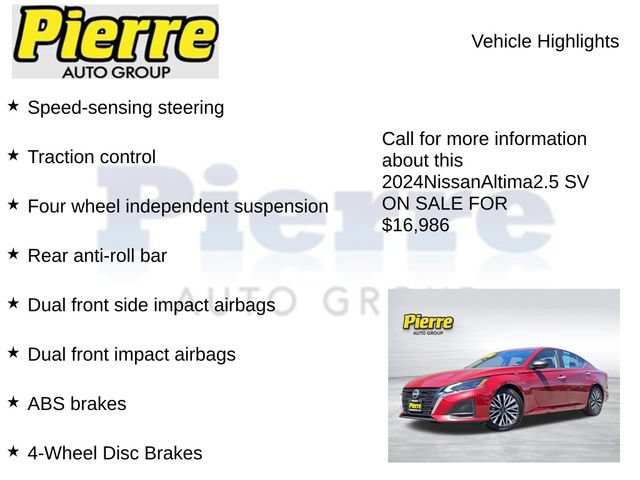 Used 2024 Nissan Altima 2.5 SV FWD image 14