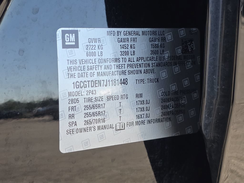 Used 2018 Chevrolet Colorado Z71 AWD/4WD image 12