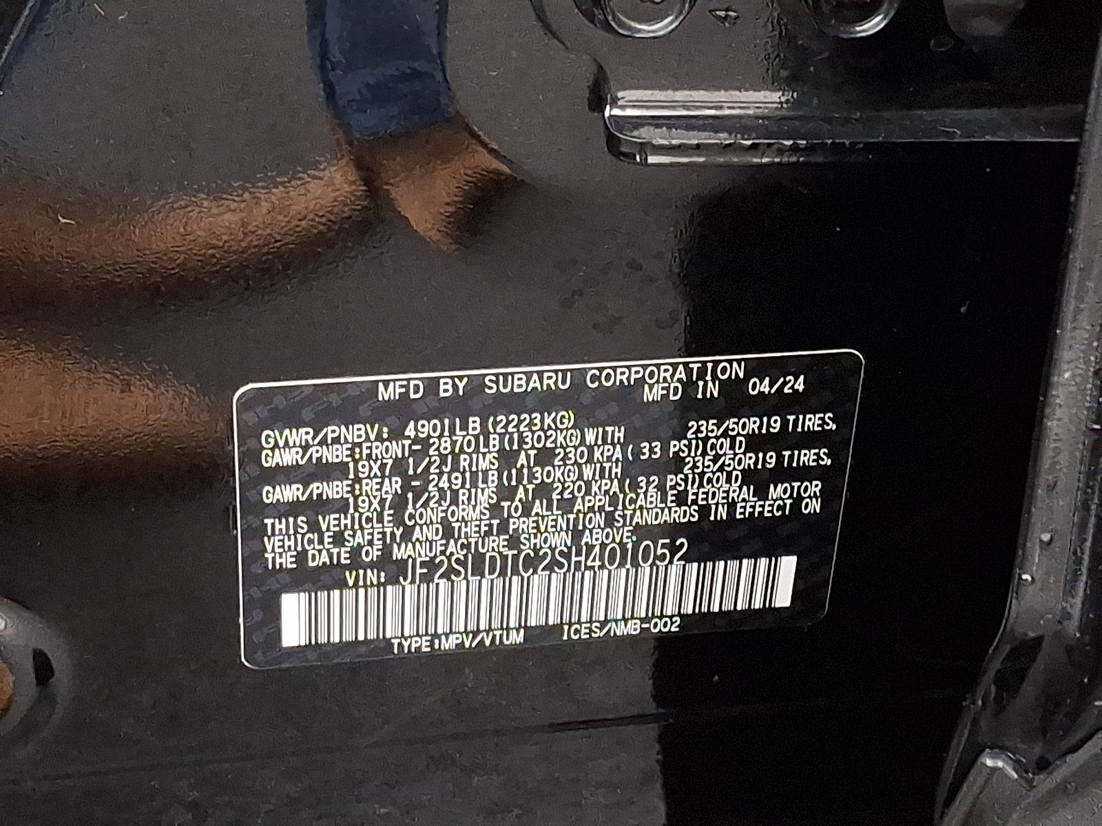 Certified 2025 Subaru Forester Touring image 29