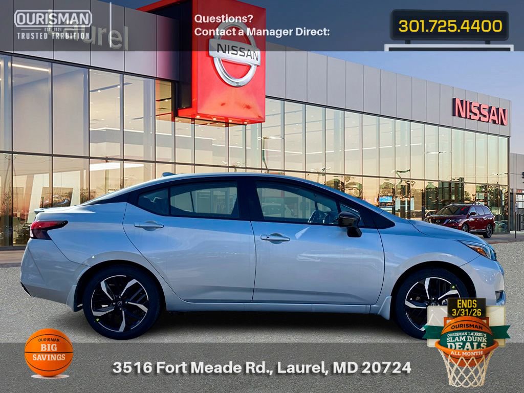 New 2025 Nissan Versa SR w/ Trunk Package image 3