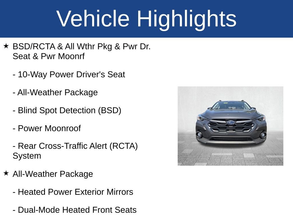Used 2025 Subaru Crosstrek 2.0i Premium AWD/4WD image 3