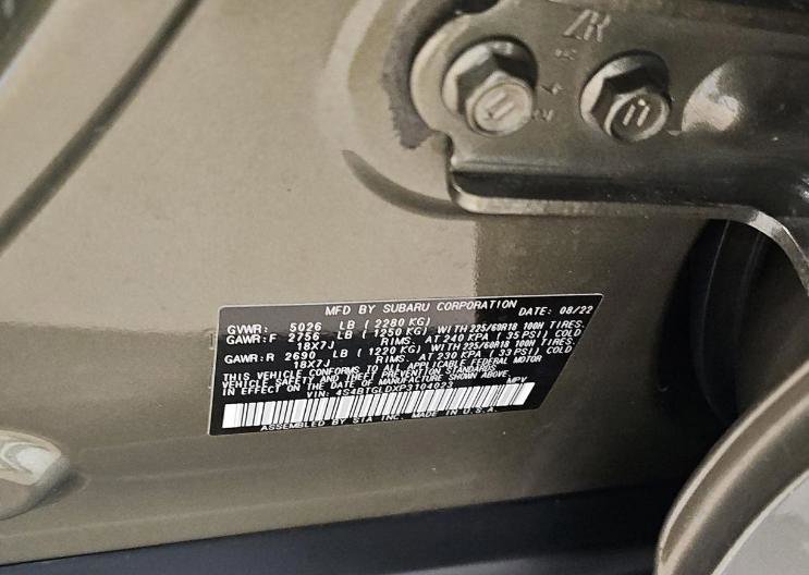 Used 2023 Subaru Outback Onyx Edition XT AWD/4WD image 16