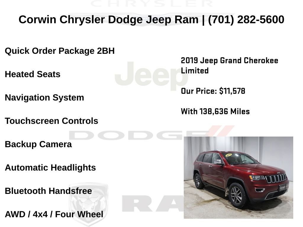 Used 2019 Jeep Grand Cherokee Limited image 6