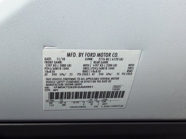 Used 2019 Ford Explorer XLT FWD image 29
