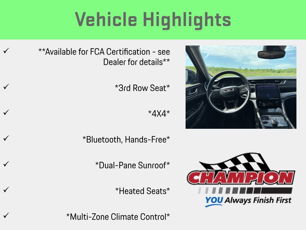 Used 2023 Jeep Grand Cherokee L Limited w/ Black Appearance Package AWD/4WD image 6