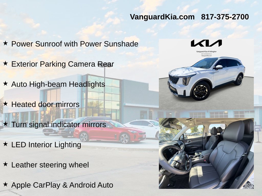 Certified 2026 Kia Sorento S w/ S Panoramic Sunroof Package FWD image 12