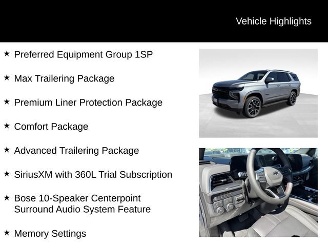 New 2026 Chevrolet Tahoe RST w/ Comfort Package AWD/4WD image 8