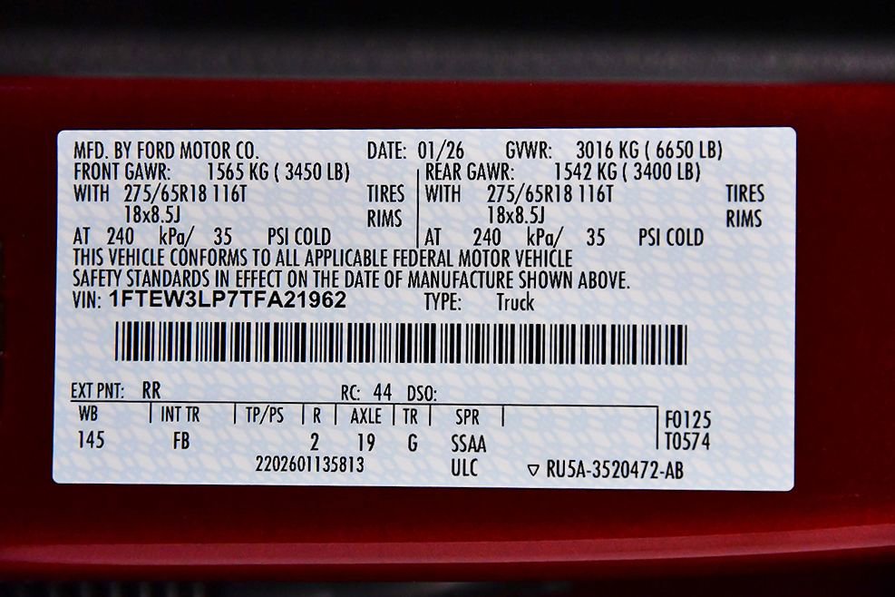 New 2026 Ford F150 XLT w/ Equipment Group 302A MID image 17