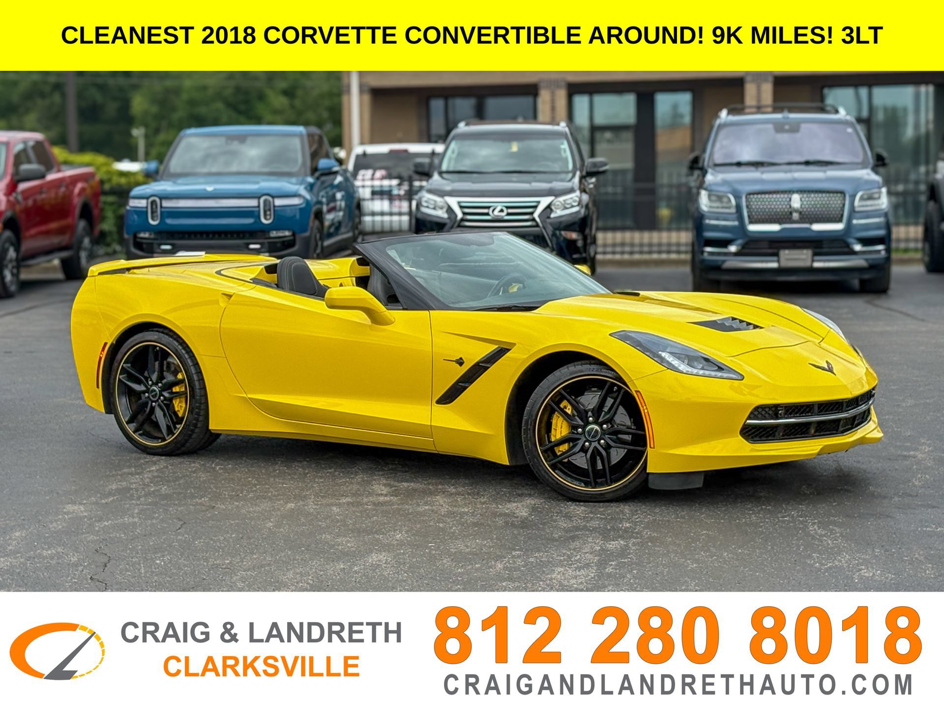 Used 2018 Chevrolet Corvette Stingray Convertible