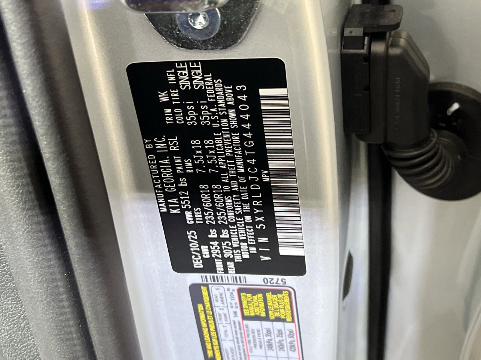 New 2026 Kia Sorento S image 36