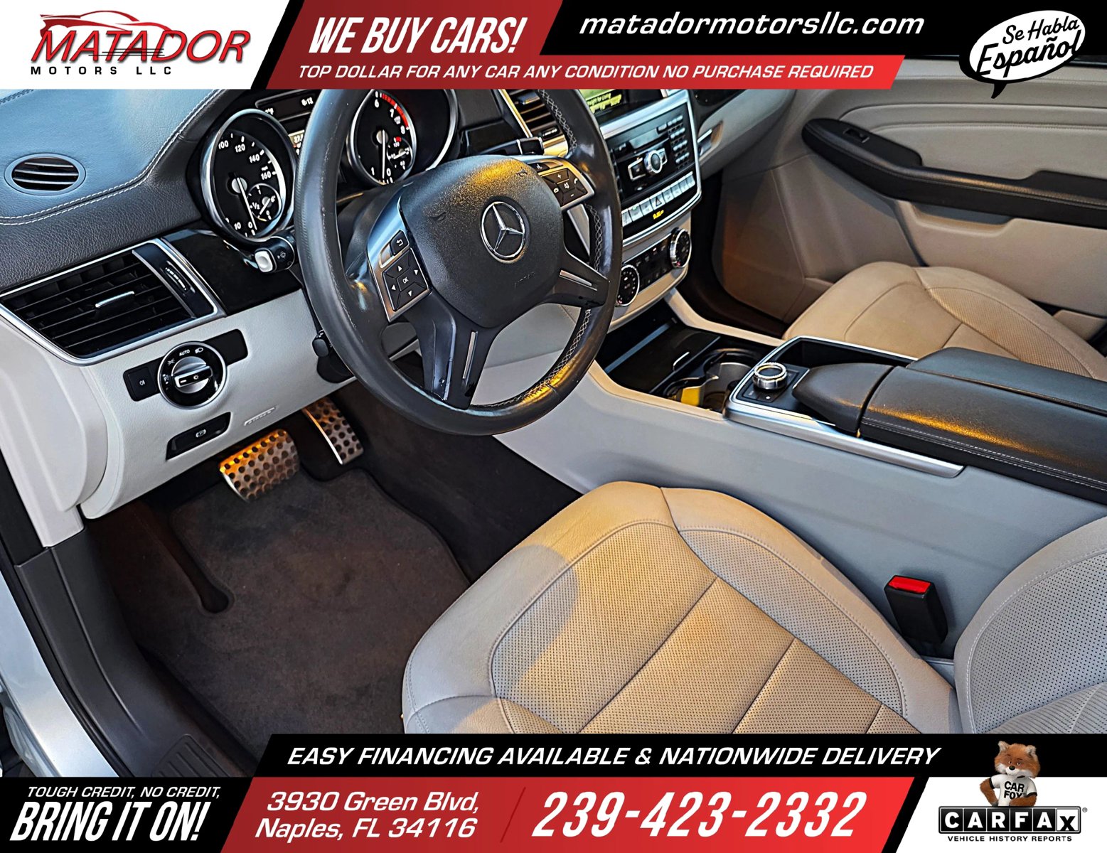 Used 2015 Mercedes-Benz ML 400 4MATIC w/ Driver Assistance Package image 10
