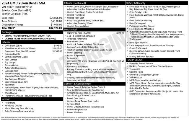 Used 2024 GMC Yukon Denali RWD image 4