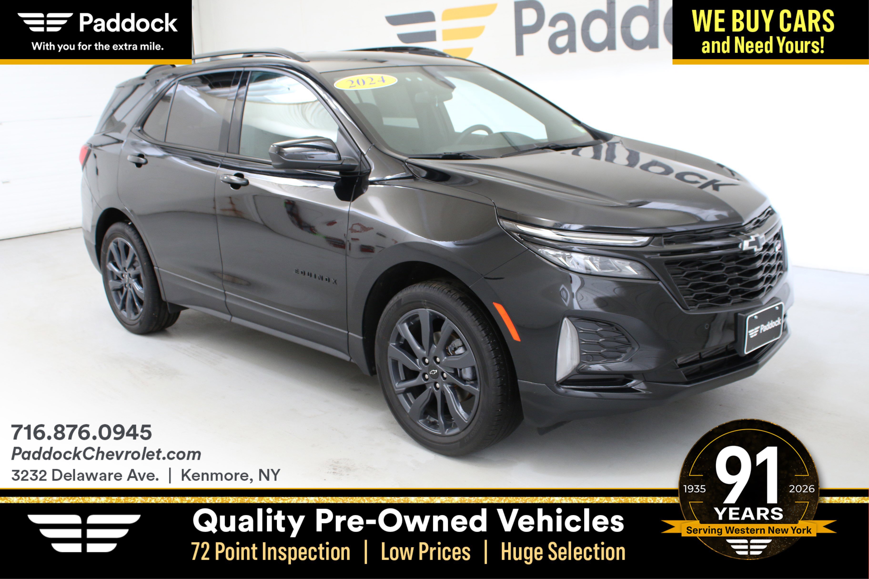 Used 2024 Chevrolet Equinox RS w/ LPO, Floor Liner Package FWD image 1