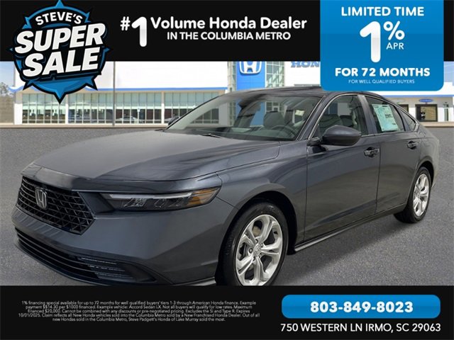New 2025 Honda Accord LX