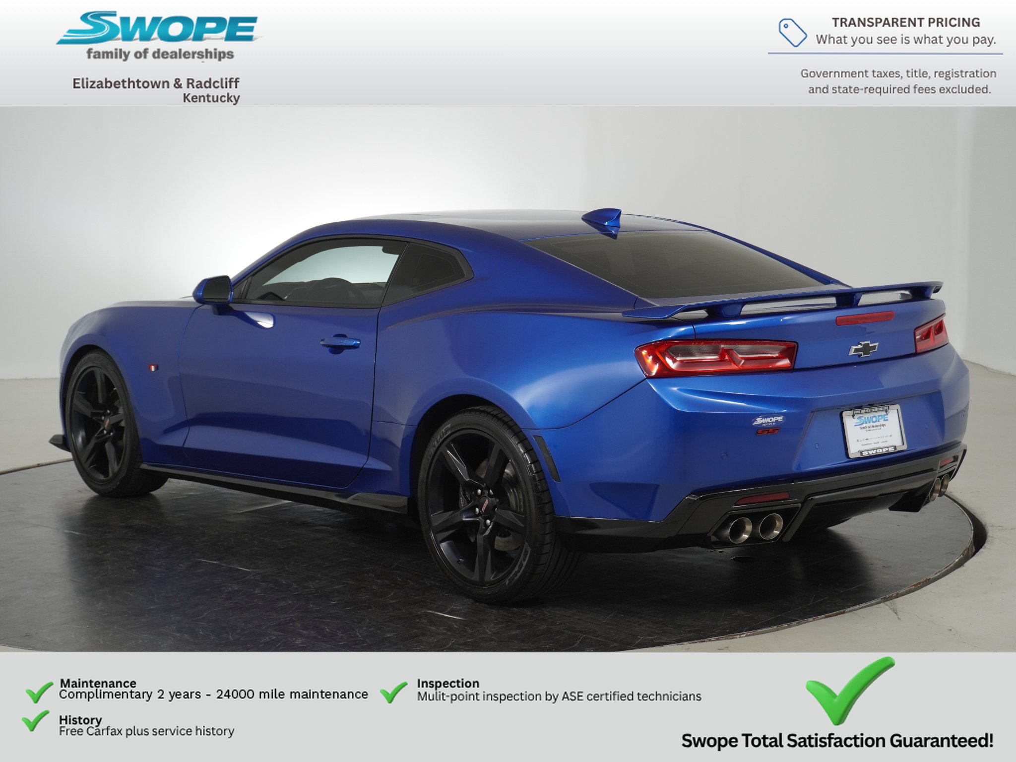 Used 2016 Chevrolet Camaro SS RWD image 5