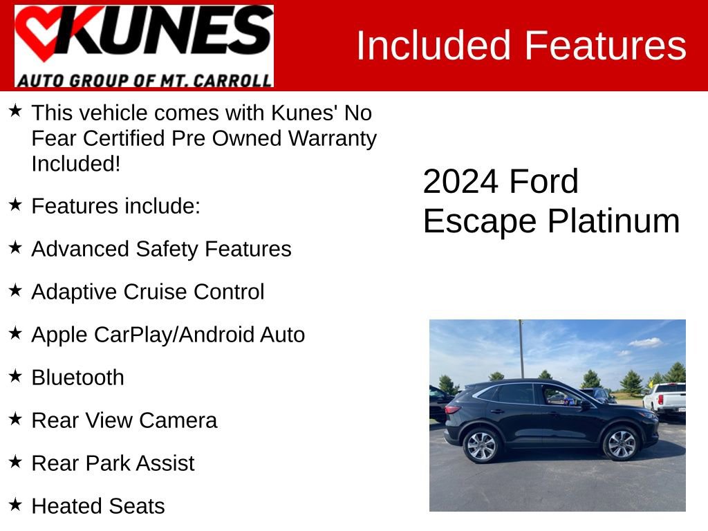Used 2024 Ford Escape Platinum image 3