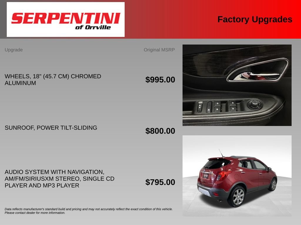 Used 2014 Buick Encore Convenience FWD image 6