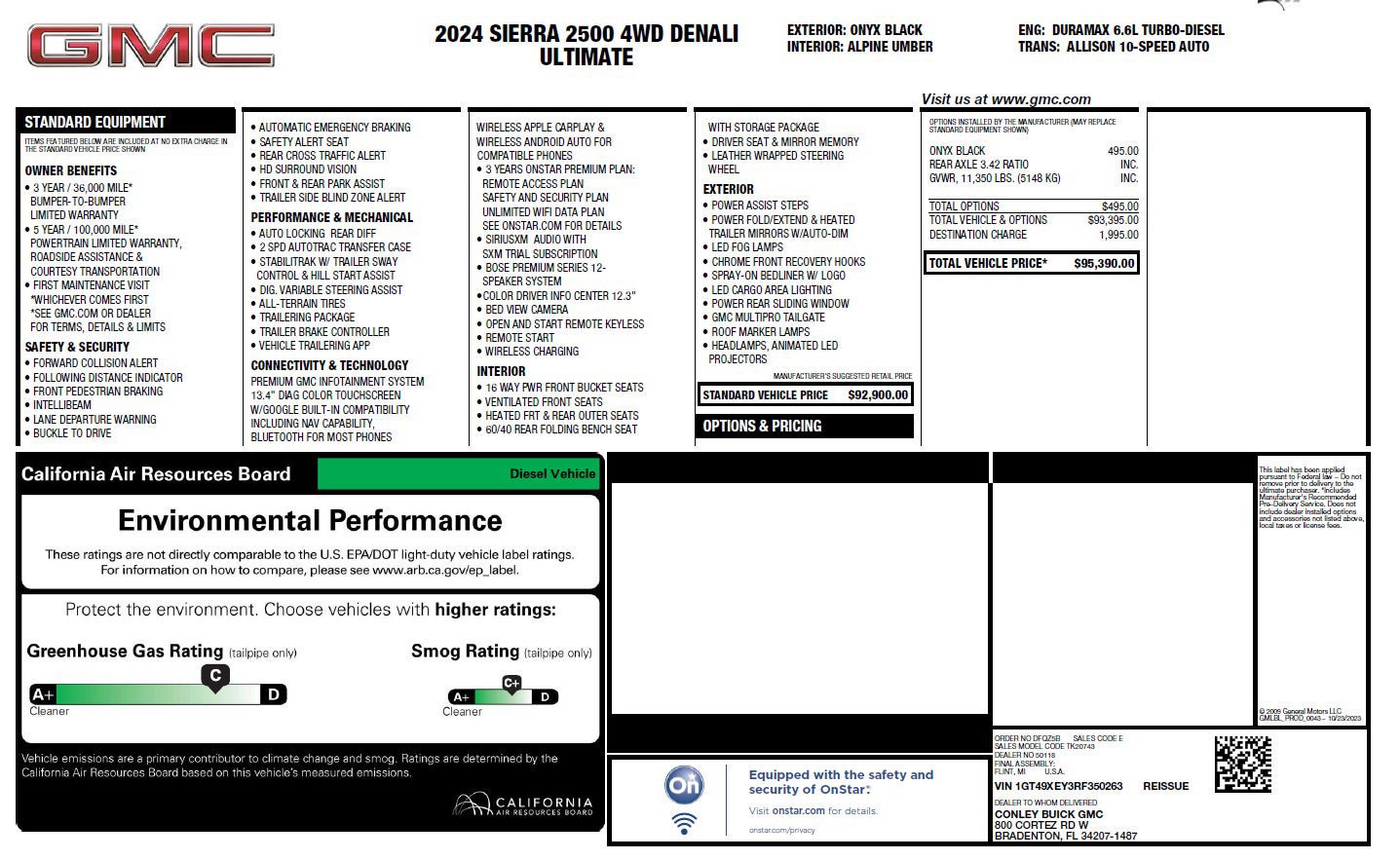 Used 2024 GMC Sierra 2500 Denali Ultimate AWD/4WD image 3