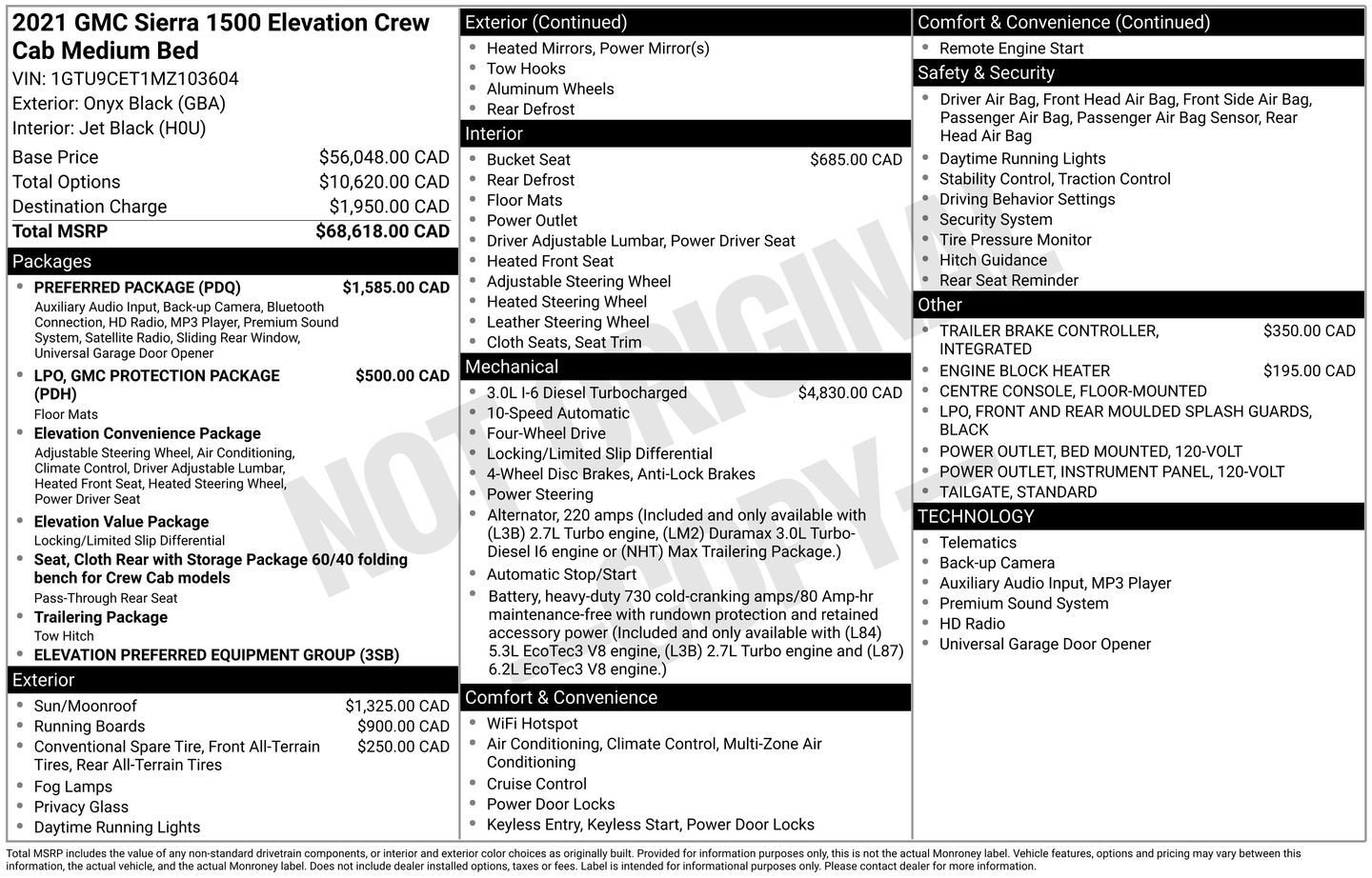 Used 2021 GMC Sierra 1500 Elevation w/ Preferred Package AWD/4WD image 2