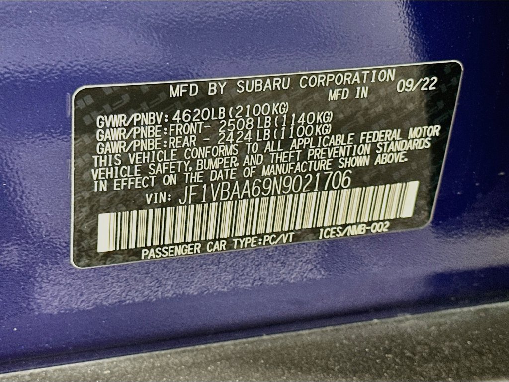 Used 2022 Subaru WRX AWD/4WD image 29