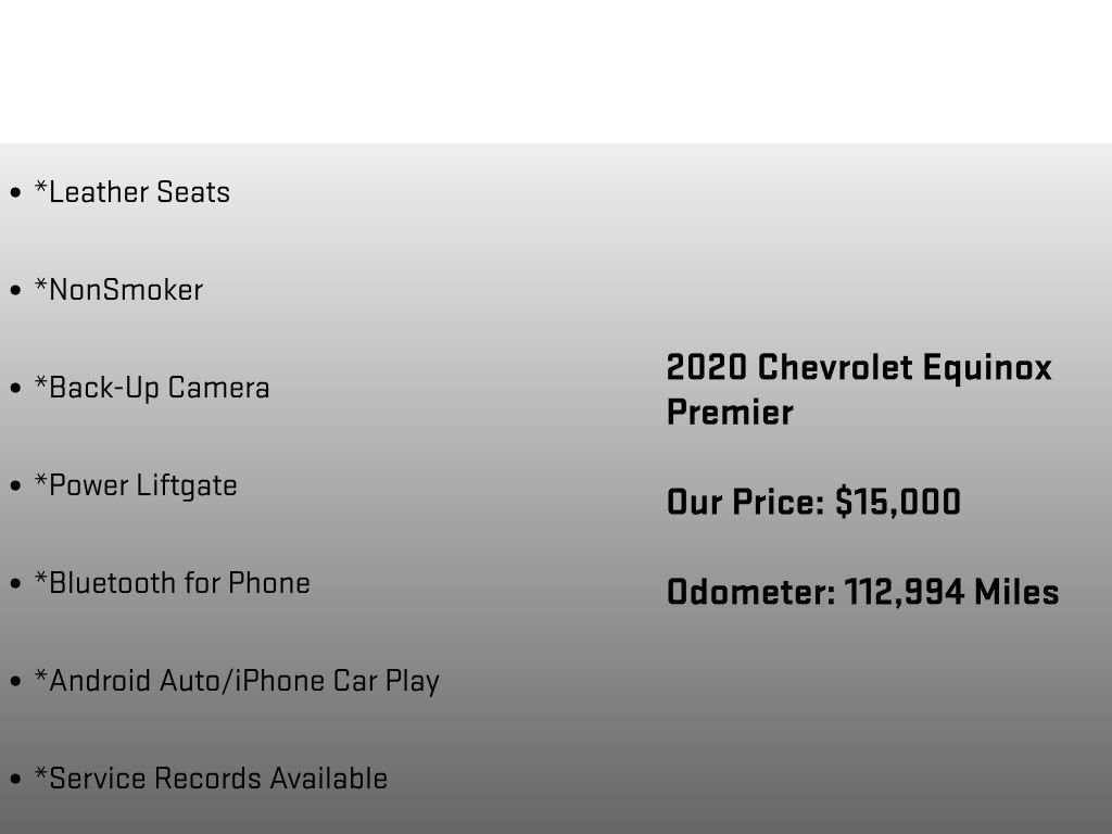 Used 2020 Chevrolet Equinox Premier AWD/4WD image 18