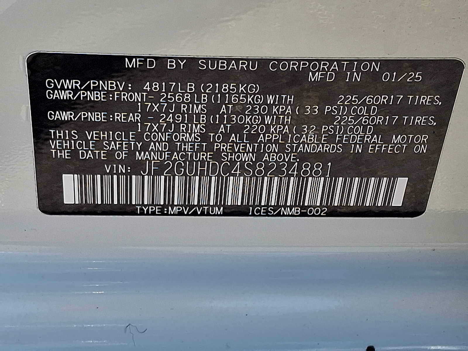Used 2025 Subaru Crosstrek 2.5i Premium AWD/4WD image 27