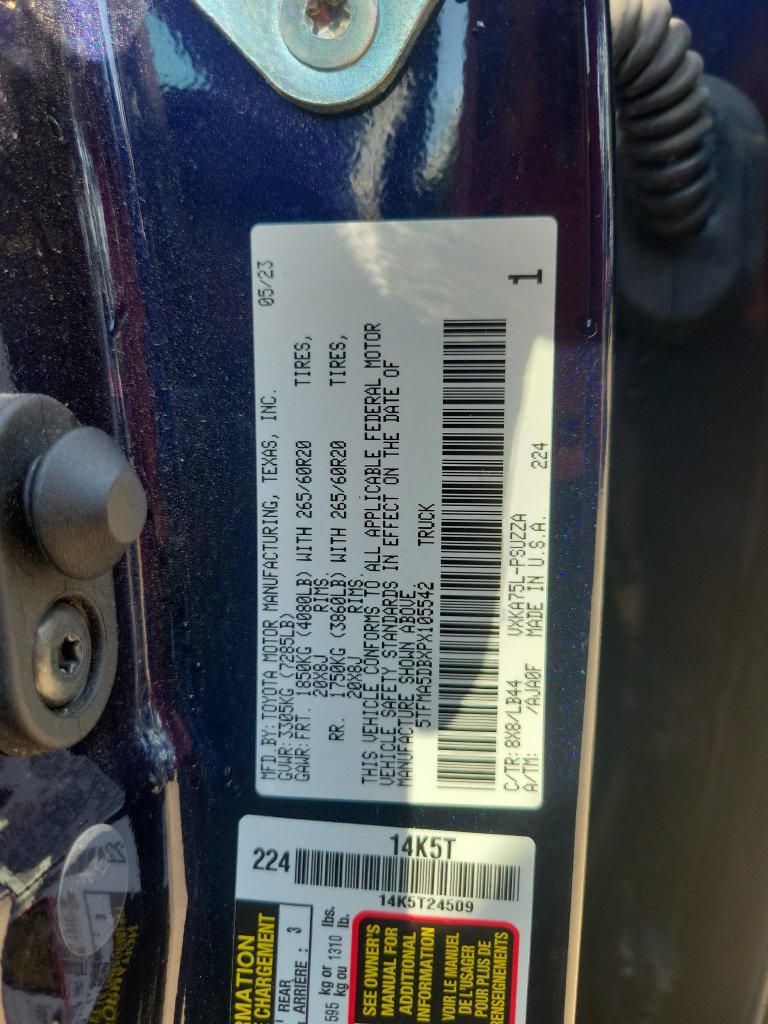 Used 2023 Toyota Tundra 1794 Edition AWD/4WD image 39