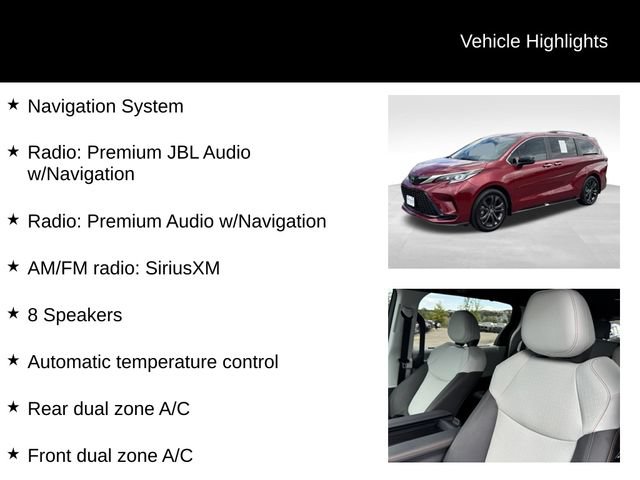 Used 2024 Toyota Sienna XSE FWD image 7