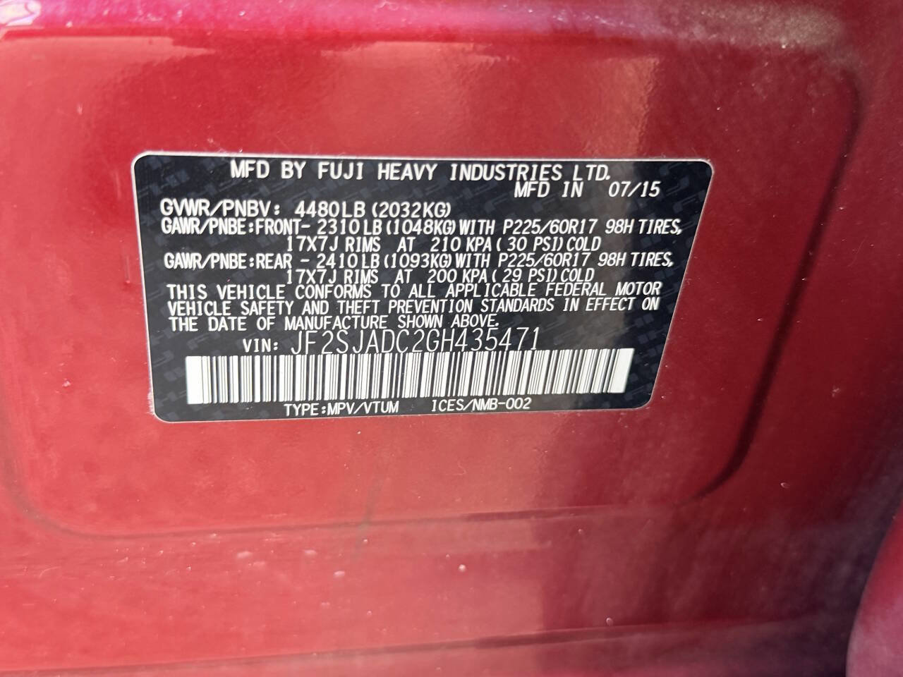 Used 2016 Subaru Forester 2.5i Premium w/ Popular Package #2 image 7