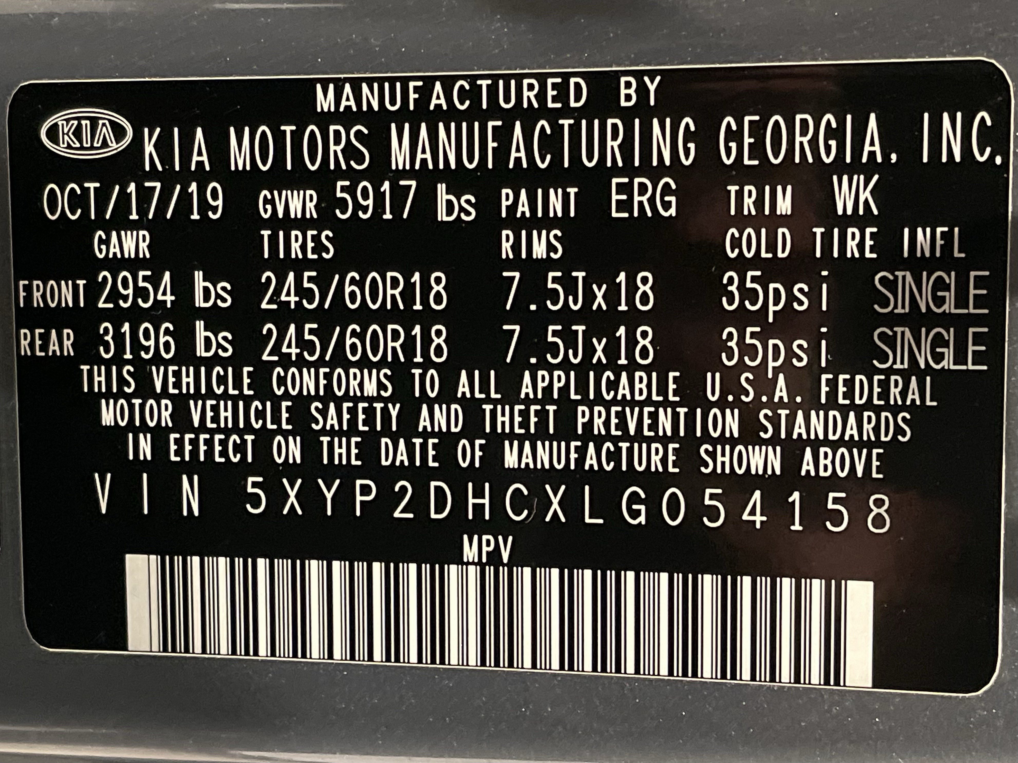 Used 2020 Kia Telluride LX AWD/4WD image 25