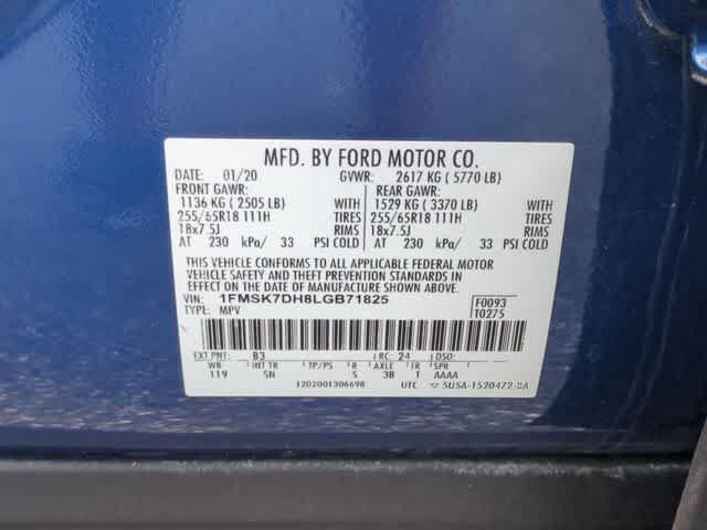 Used 2020 Ford Explorer XLT w/ Equipment Group 202A RWD image 36