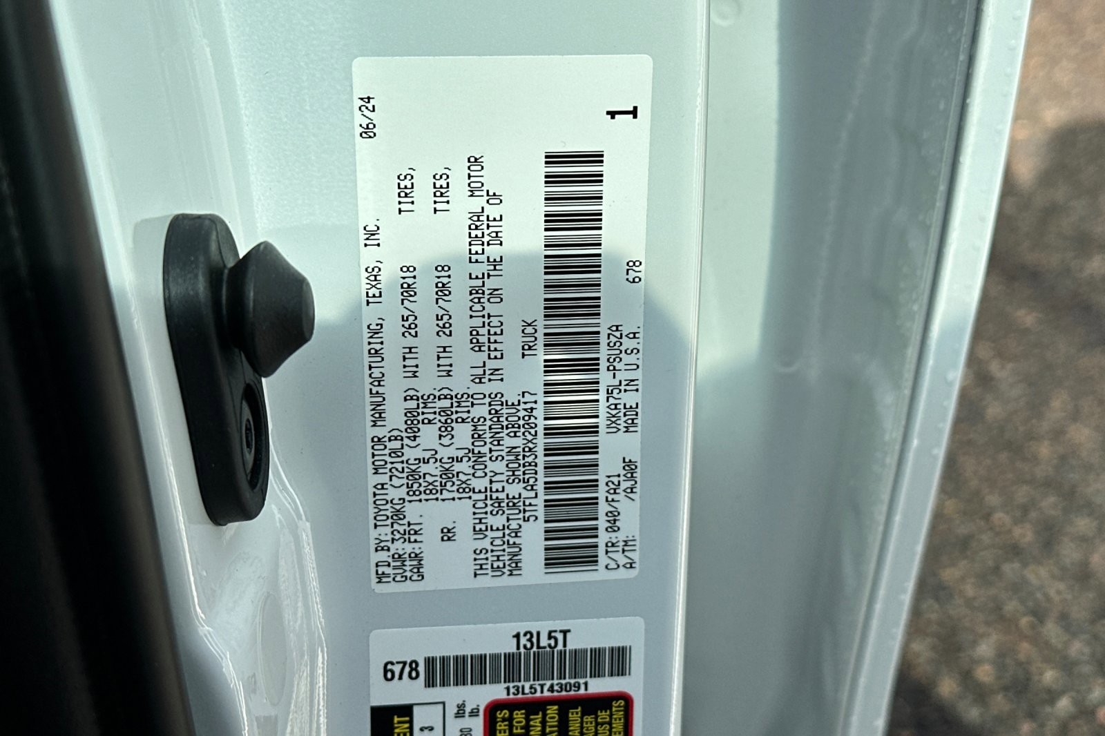 New 2024 Toyota Tundra SR5 w/ SX Package image 22