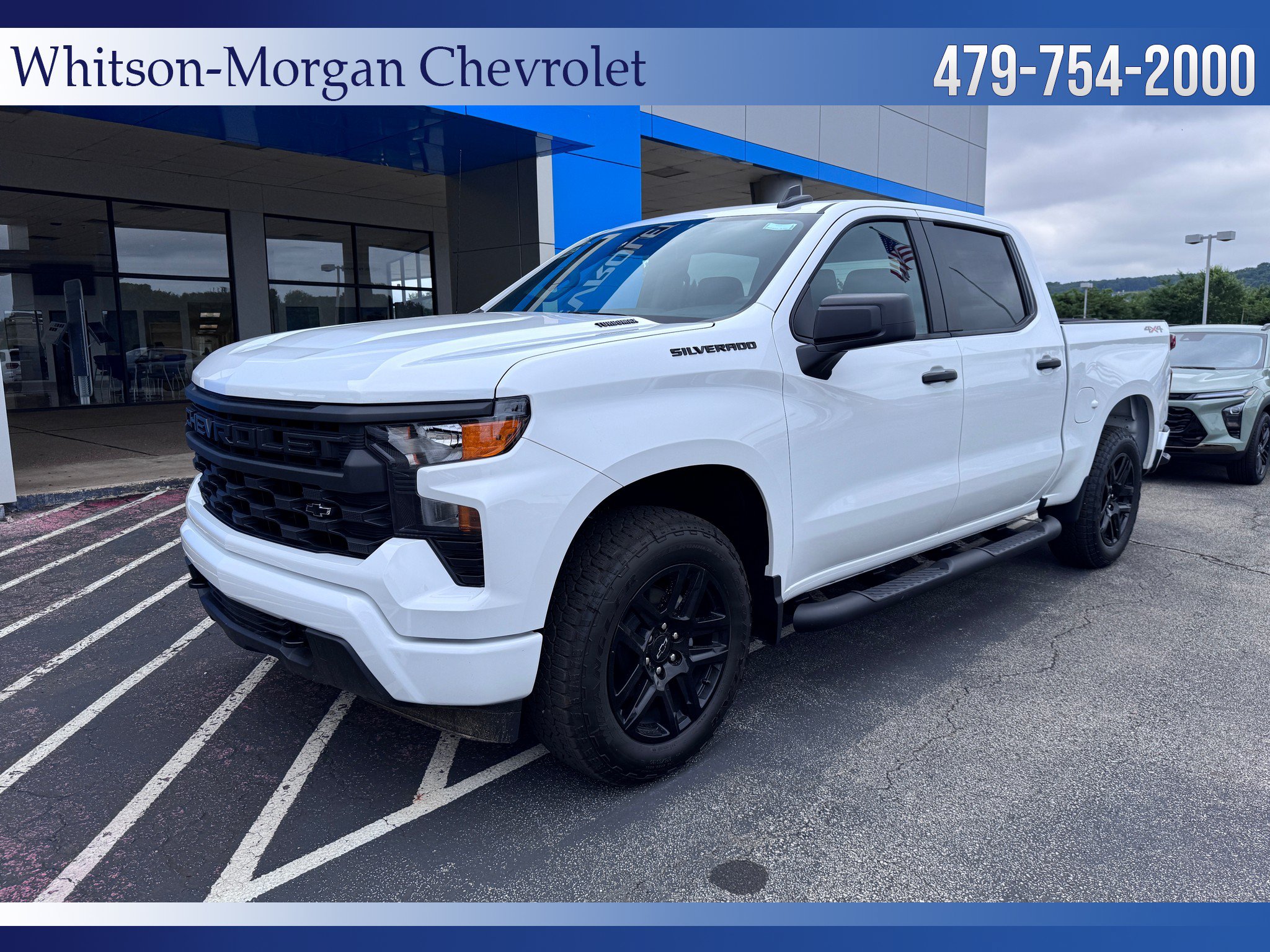 New 2026 Chevrolet Silverado 1500 Custom w/ Turbomax Blackout Package