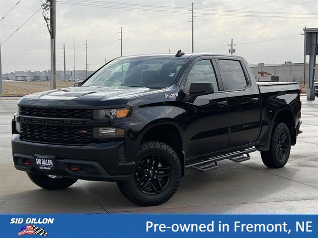 Certified 2021 Chevrolet Silverado 1500 Custom Trail Boss w/ Midnight Edition AWD/4WD image 1
