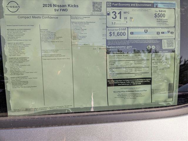 New 2026 Nissan Kicks SV w/ SV Premium Package image 16