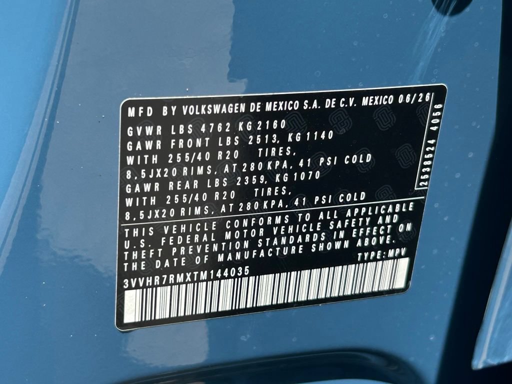New 2026 Volkswagen Tiguan SE R-Line FWD image 50