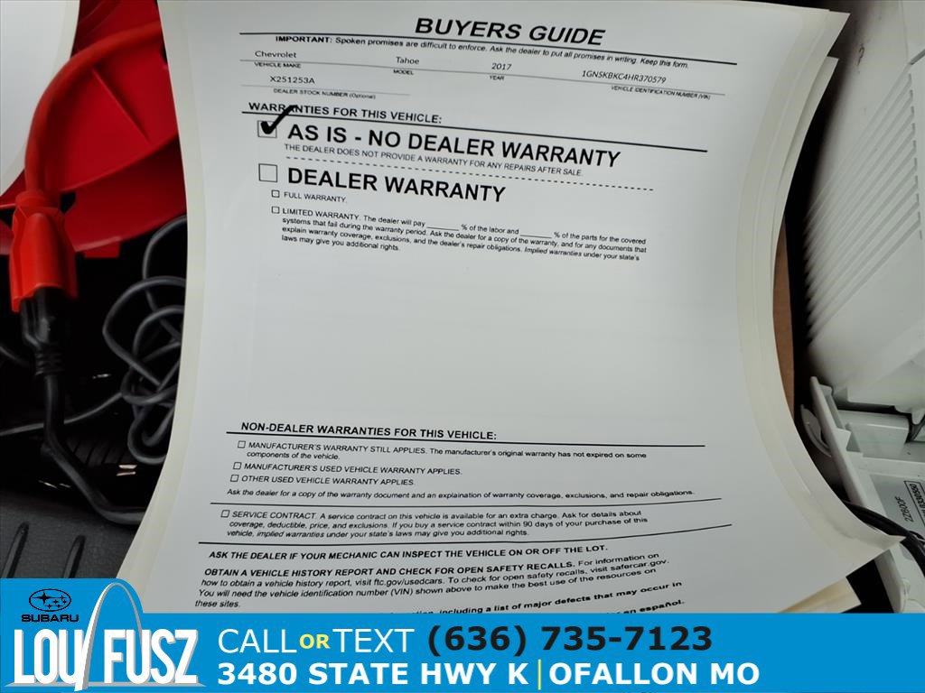 Used 2017 Chevrolet Tahoe LT image 35