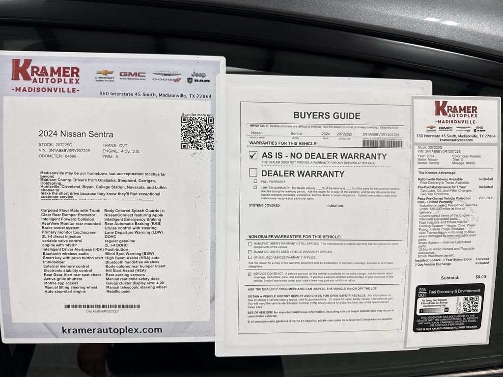 Used 2024 Nissan Sentra S FWD image 35