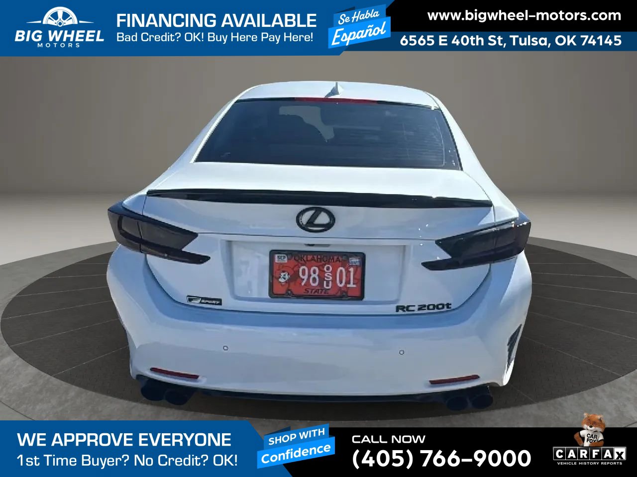 Used 2016 Lexus RC 200t RWD image 6