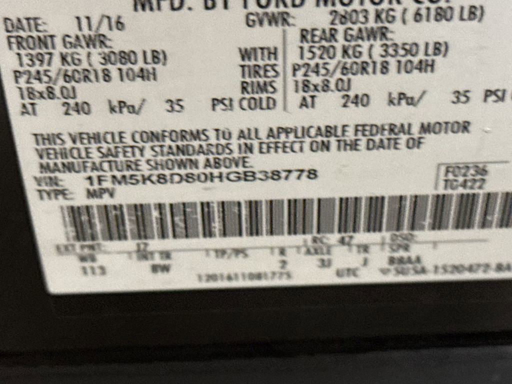 Used 2017 Ford Explorer XLT AWD/4WD image 28